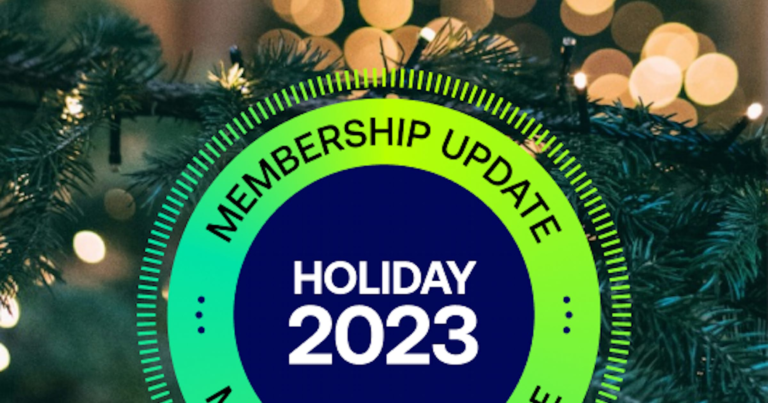 Mise à jour des vacances d&rsquo;adhésion 2023