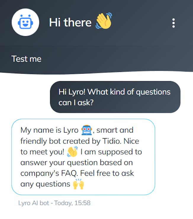 Chatbot Lyro