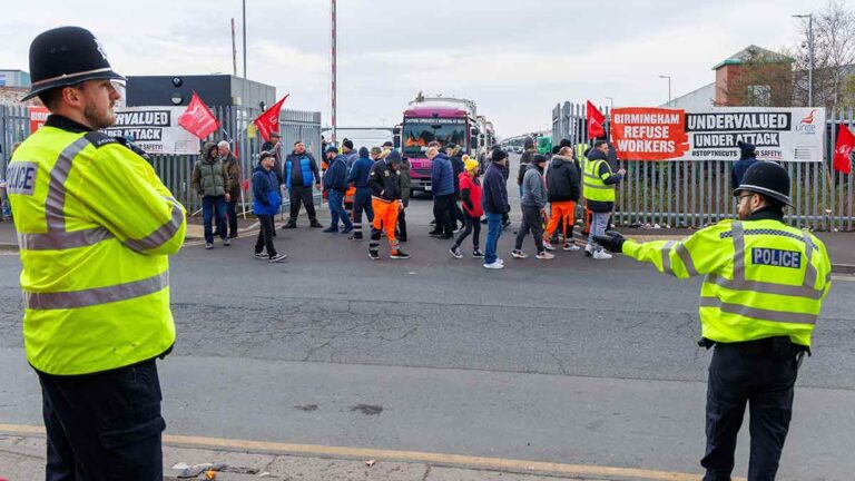 ACAS HOSTS Talks pour mettre fin à Birmingham Bin Strike