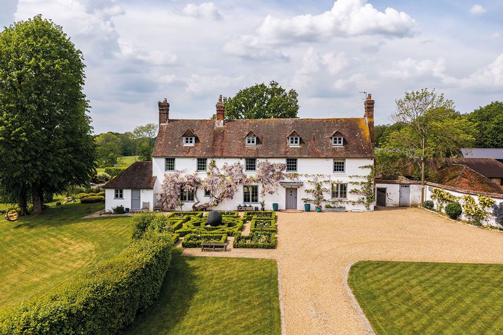 Maisons à vendre avec étangs fauniques : Tinley Lodge, Shipbourne, Tonbridge, Kent