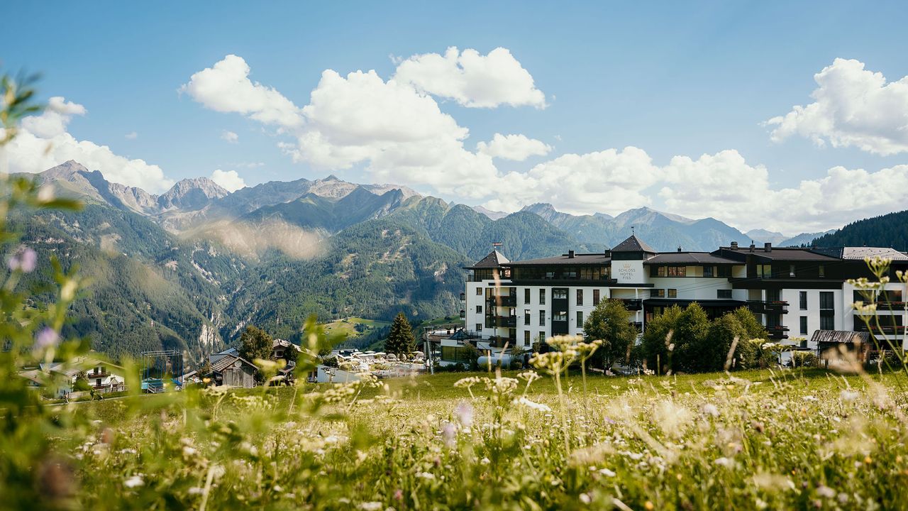 Château-hôtel Fiss en été