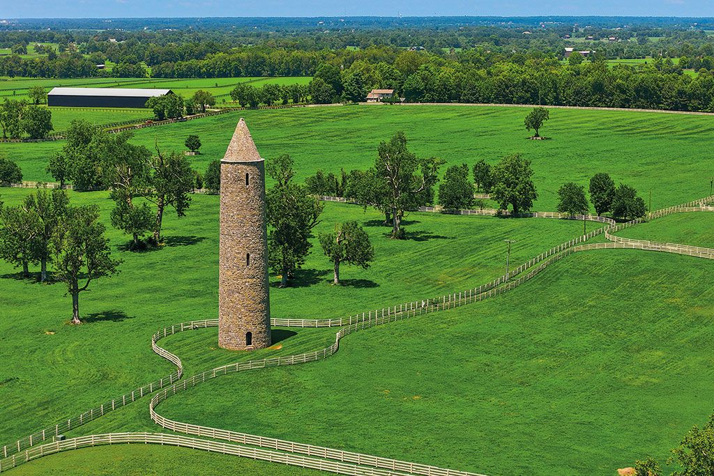 Maisons à vendre avec écuries : Castleton, Lexington, Kentucky, USA